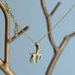 Little Brass Deer Necklace