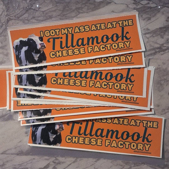 Tillamook Cheese Factory Bumper Sticker