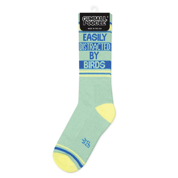Easily Distracted By Birds Socks