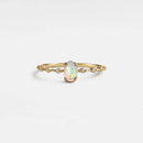 Dainty Opal Cabochon Ring-1