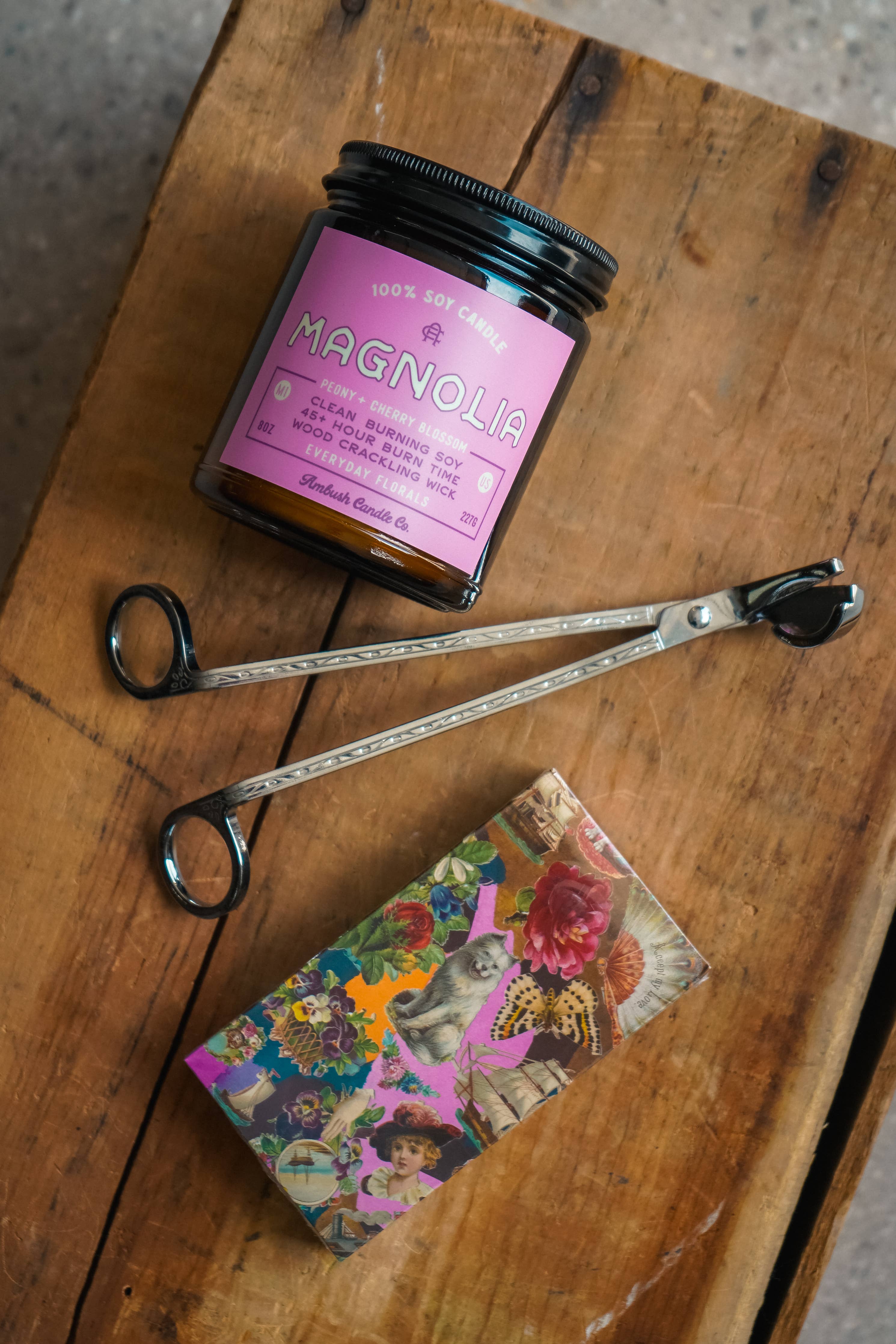 Magnolia | Peony + Cherry Blossom Candle - 0