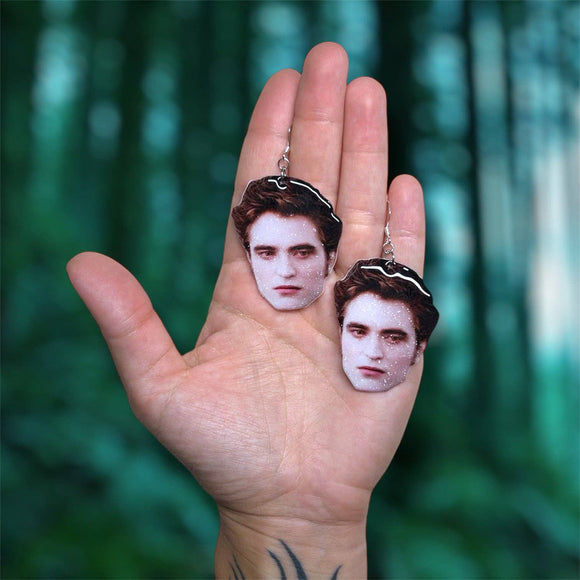 Twilight Sparkly Edward TITSOAK Earrings