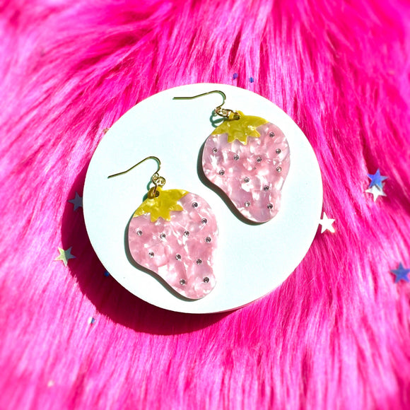 Strawberry Sparkle Earrings