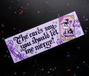 Let Me Merge Bumper Sticker-1