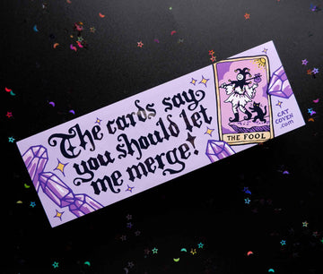 Let Me Merge Bumper Sticker