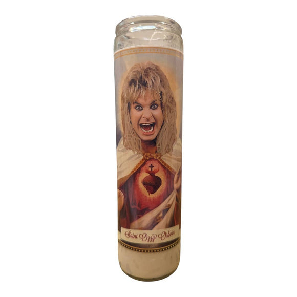 Ozzy Osbourne Altar Candle