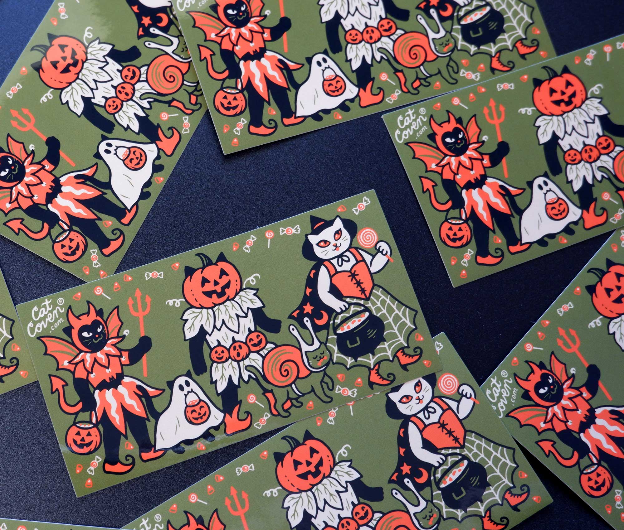 Costume Cats Sticker - 0