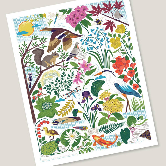 The Pond Art Print