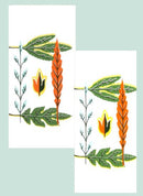 Midcentury Leaves Tea Towel-1