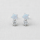 Dreamy Blue Star Earrings-1