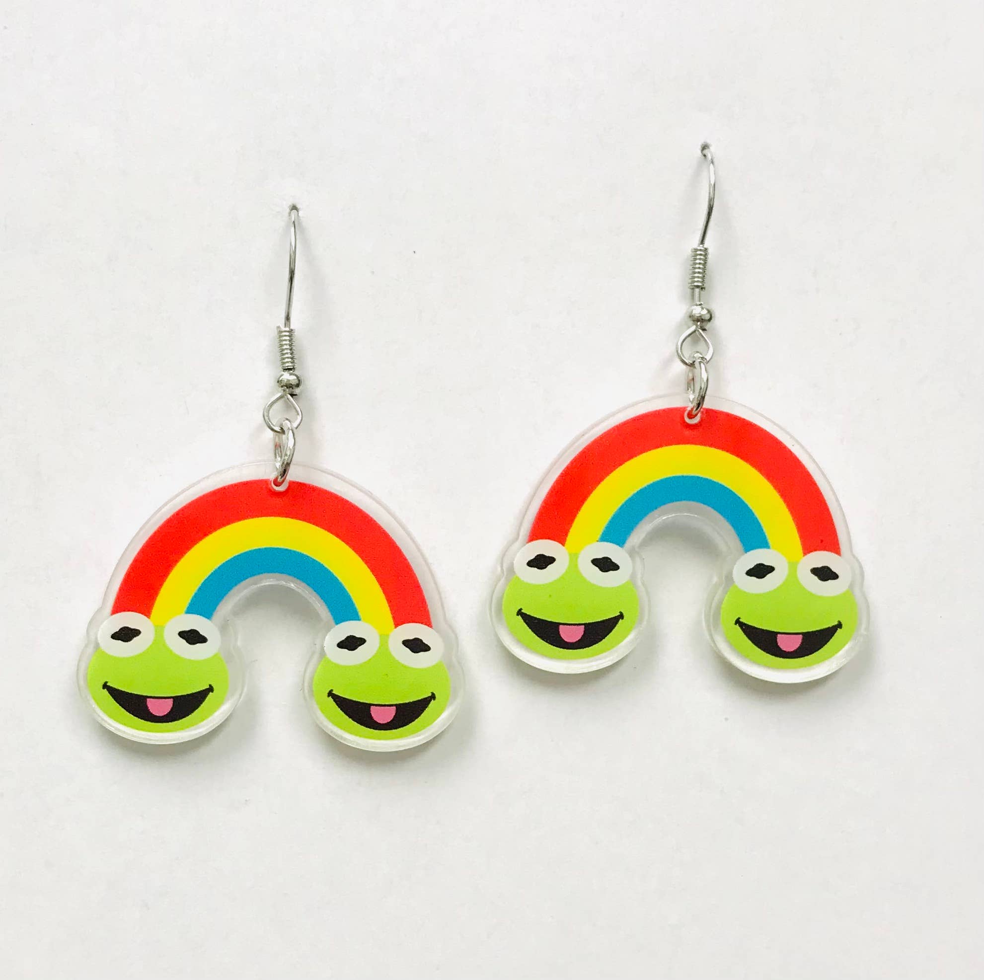 Frog Rainbow Earrings