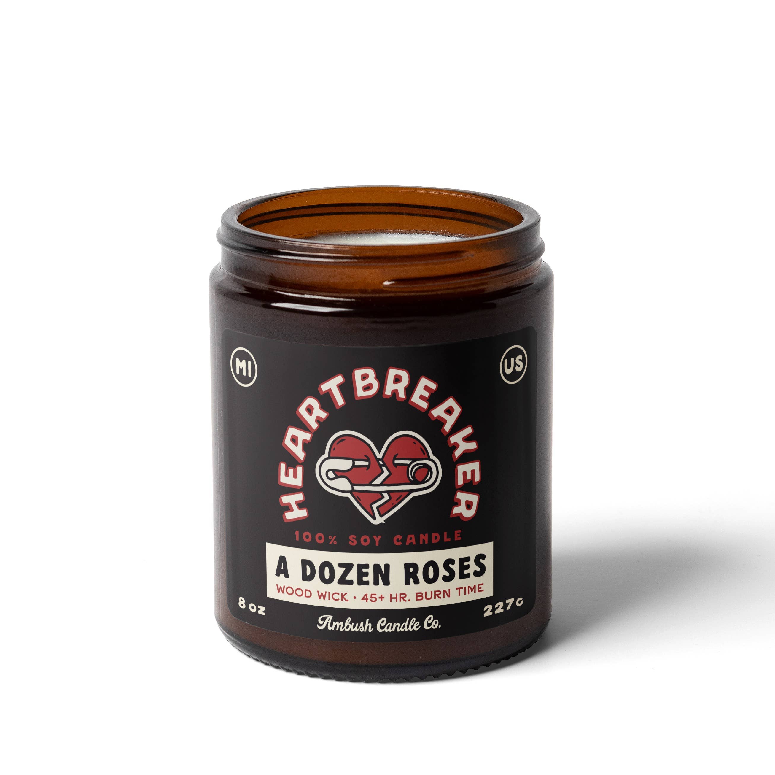 Heartbreaker | A Dozen Roses Candle - 0