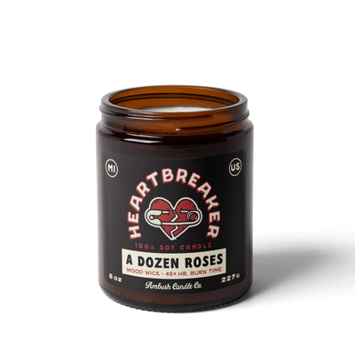 Heartbreaker | A Dozen Roses Candle - 0
