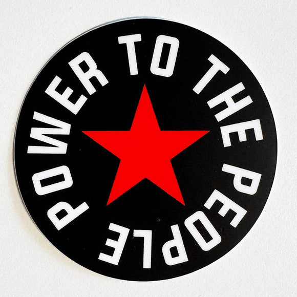 People Power Sticker