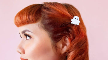 Hey Boo! Ghost Mini Hair Clip - 0
