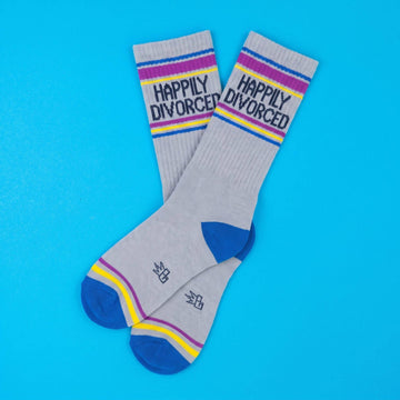 Happily Divorced Gym Crew Socks - 0