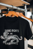 Trans Rights are Human Rights Tiger Tee - Black-1