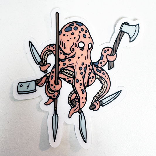 Octopus Weapon Sticker
