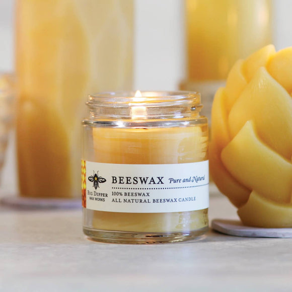 Apothecary Beeswax Glass Candle