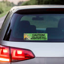 Driver May Morph Into A Rat Bumper Sticker-2
