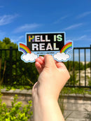 Hell is Real Large Sticker-1