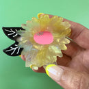 White Flower Centinelle Hair Claw-6