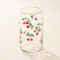 Cherry Scatter Soda Can Glass
