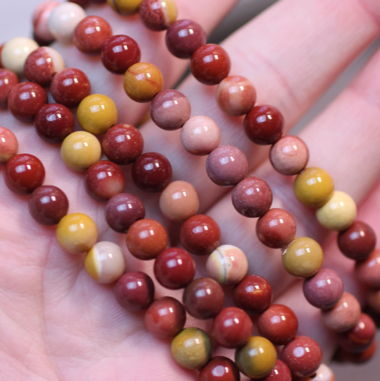 Gemstone Round Bead Bracelets - 0