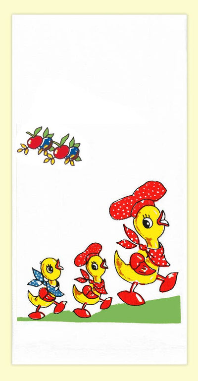 Ducks on the Go Flour Sack Tea Towel