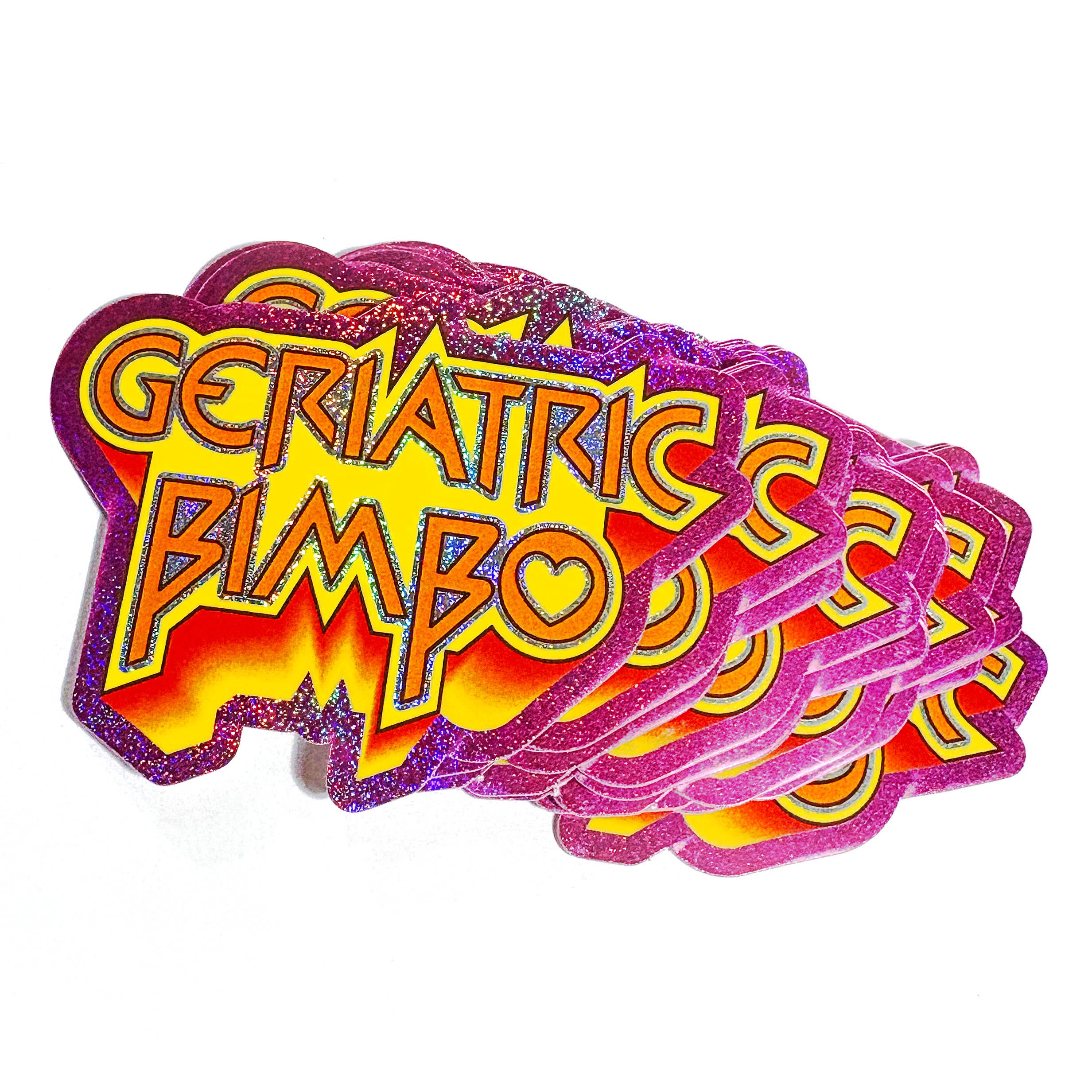 Geriatric Bimbo Retro Sticker