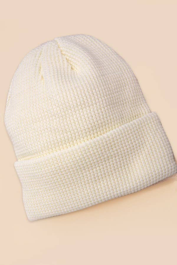 Soft Rib Knit Beanie