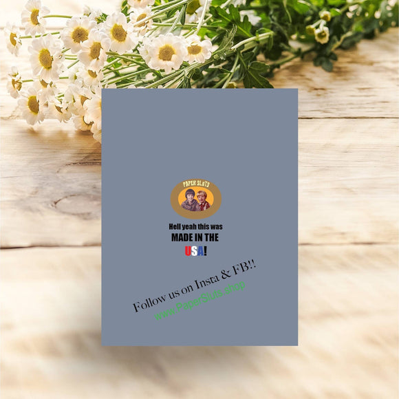 One Year Older Birthday Card