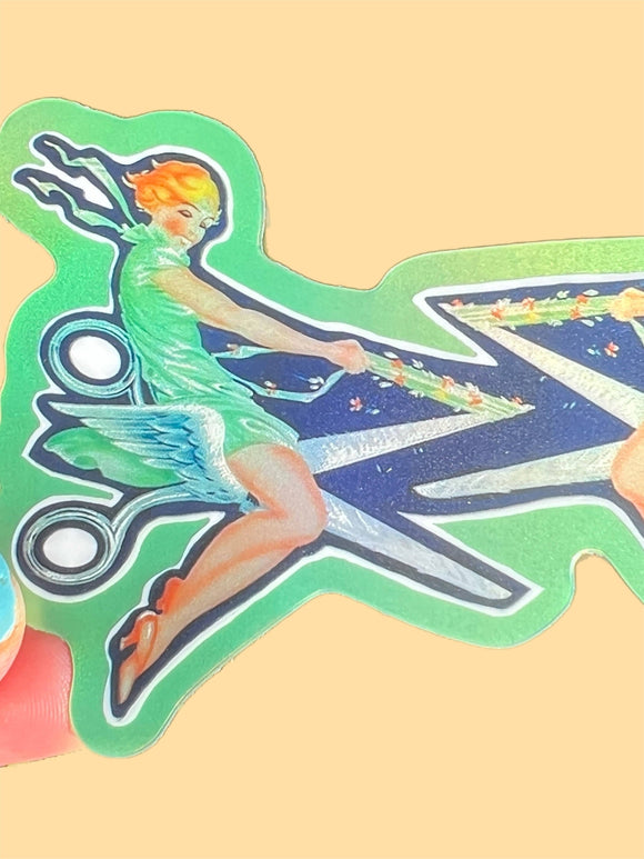 Sapphic Scissors Sticker