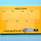 Homebody Raccoon Weekly Planner Notepad