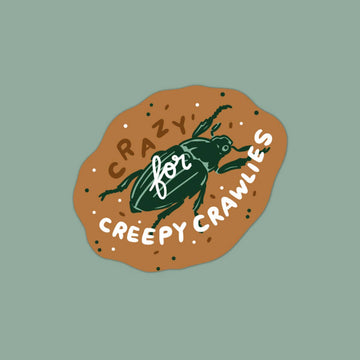Crazy for Creepy Crawlies Sticker - 0