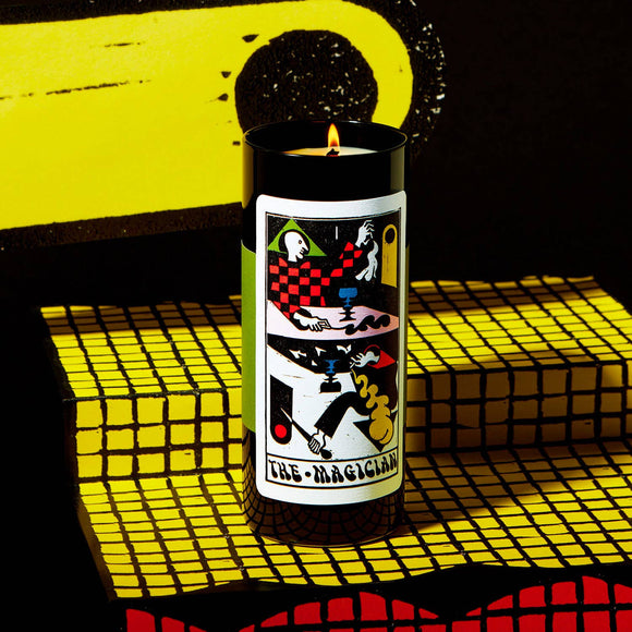 Tarot Magician Candle - Bergamot, Eucalyptus + Cedar