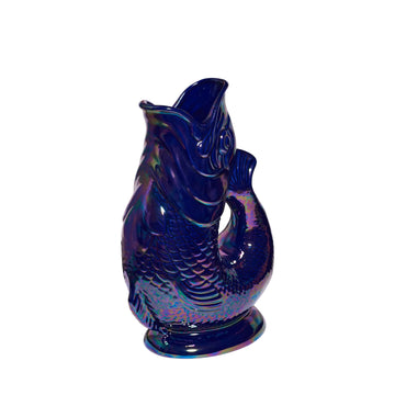 Cobalt Lustre XL Gluggle Jug - 0