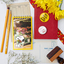 3P4 x Peanuts® - Snoopy Flower Bouquet Mini Memo Pad-3