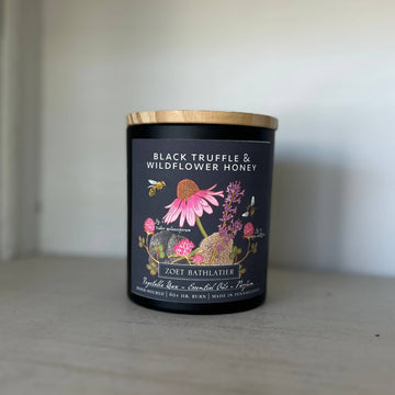 Black Truffle & Wildflower Honey Zoet Bathlatier Candle