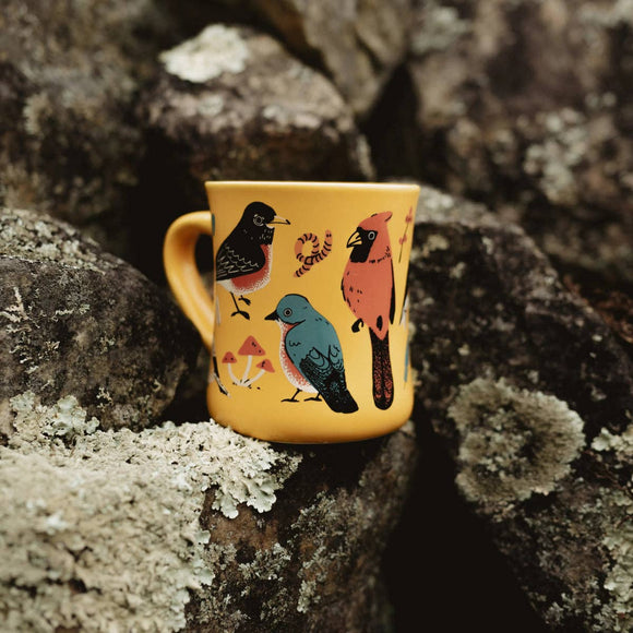 Eastern Backyard Birds Ceramic Mug