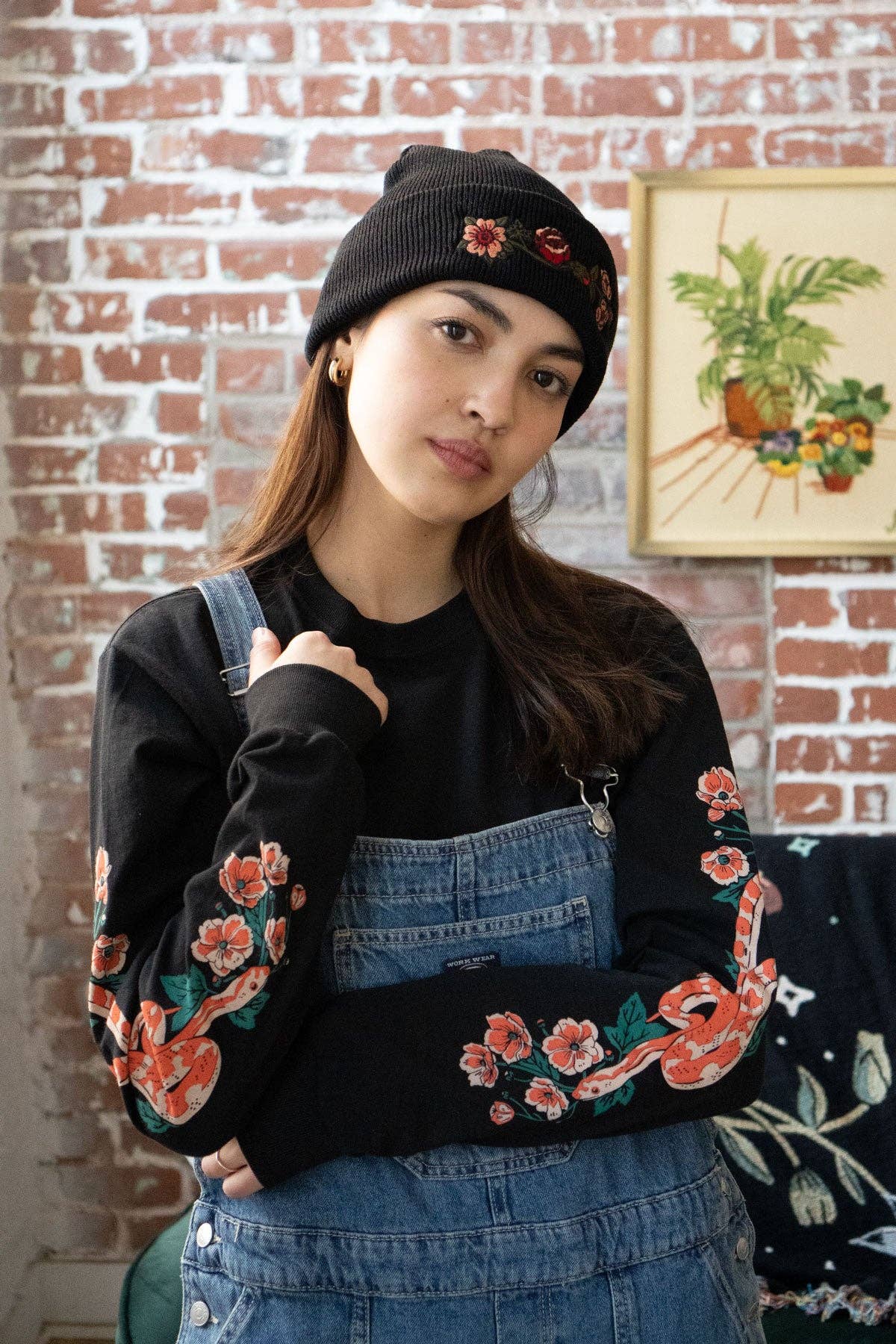 Flower Chain Beanie