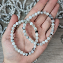 Gemstone Round Bead Bracelets-45