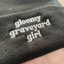 Gloomy Graveyard Girl Beanie-2