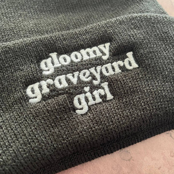 Gloomy Graveyard Girl Beanie - 0