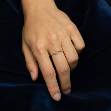 Colorful Gem Ring - 0