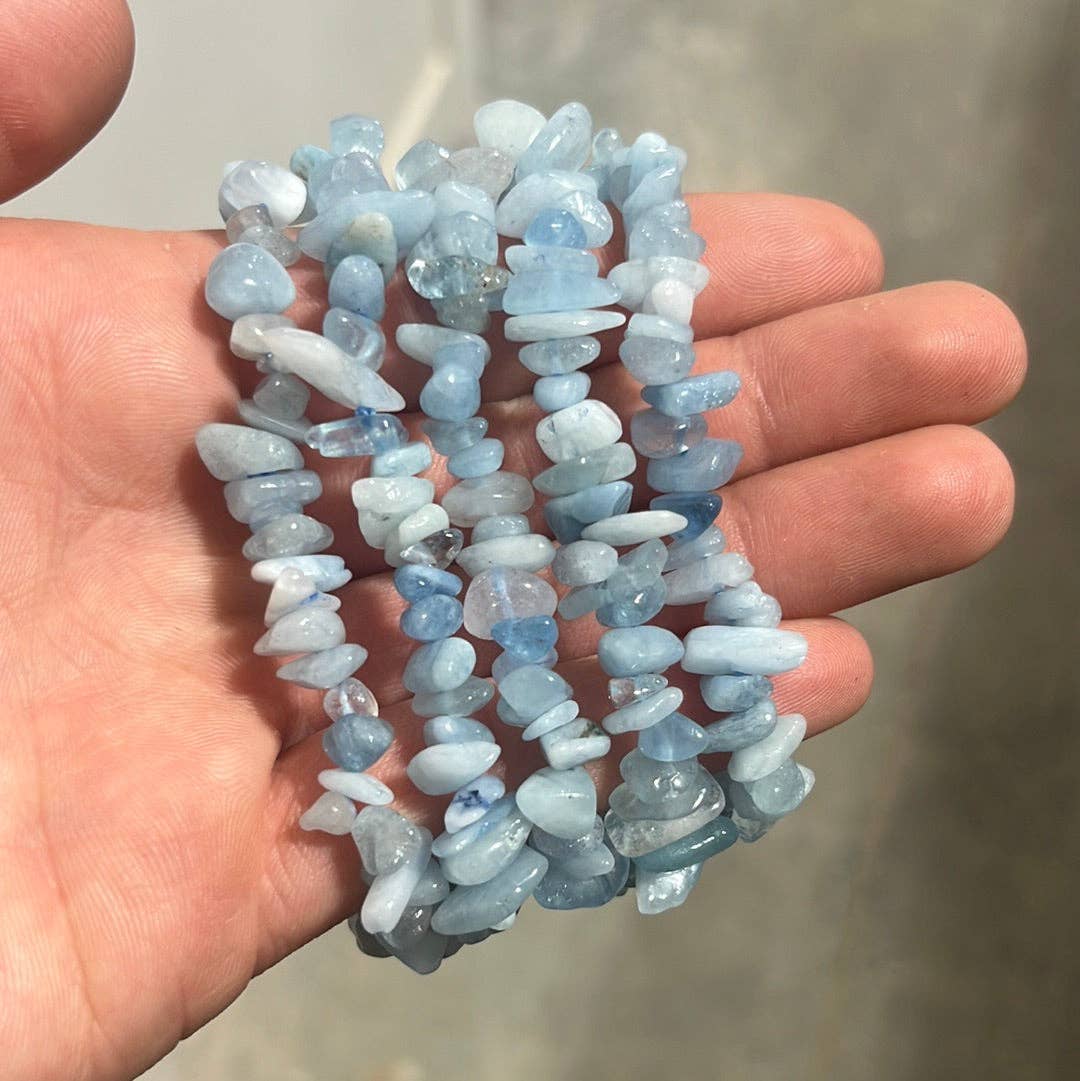 Gemstone Chip Bracelets