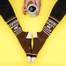 Coffee Makes Me Poop Gym Crew Socks-5