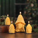 Holiday Gnome Beeswax Candle-8
