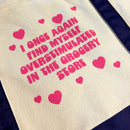 Overstimulated In The Grocery Store Tote Bag-3