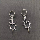 Thorny Heart Earrings-2